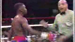 Pernell Whitaker pushes Joe Cortez [upl. by Salvucci]