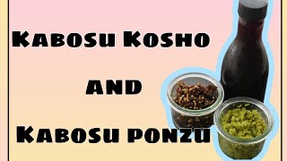 Kabosu Kosho・Kabosu ponzu [upl. by Sola]