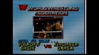 Corp Kirchner amp Tony Garea vs Iron Sheik amp Nikolai Volkoff Championship Wrestling Aug 9th 1986 [upl. by Ahto654]