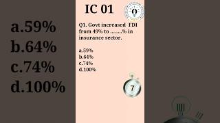 IC 01 Questions Series Principles Of Insurance Licentiate Exam iii exam shorts youtubeshorts [upl. by Atirahs]