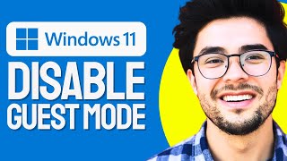 How to permanently DISABLE GUEST mode windows 11 2024 Updated [upl. by Intruoc]