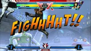 CCG2k15  UMVC3 PG Fchamp vs CCG BeeBall top 8 [upl. by Ellennoj]