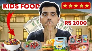 Spending Rs5000 on Kids Menu at Expensive Hotels  Expensive Budget Food Challenge [upl. by Merrie]