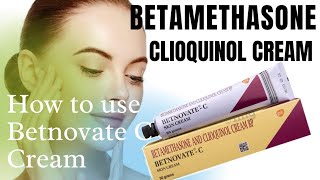 Betamethasone and clioquinol cream bp  Betnovate c skin cream [upl. by Thorbert]