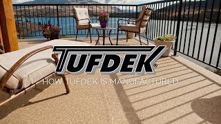 How Tufdek™ Waterproof Vinyl Decking Is Manufactured [upl. by Concha834]