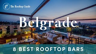 8 Best Rooftop Bars in Belgrade  2024 [upl. by Eidnil346]