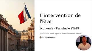 BAC STMG 2025 ECONOMIE lIntervention de lEtat [upl. by Aehsel]