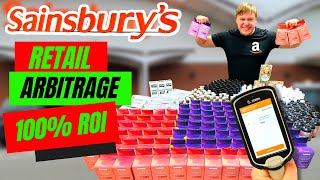 OVER 100ROI AMAZON FBA RETAIL ARBITRAGE UK SOURCING AT SAINSBURYS [upl. by Tamer]