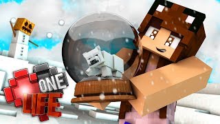 Polar Snow Globe ❄️  Minecraft One Life [upl. by Eslehc585]