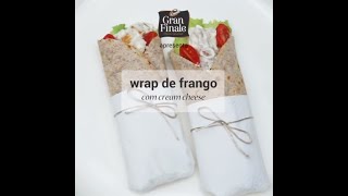 Receitas Coquetel wrap de frango com cream cheese [upl. by Ennirac973]