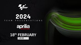 Aprilia Racing  2024 MotoGP Teams Presentations Live Show [upl. by Lakin]