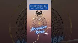 November Horoskop 2024 für Krebs ♋ Emotionale Stärke und klare Entscheidungenhoroskop november [upl. by Ennagem]