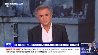 BernardHenri Lévy  BFMTV Story  Liban Israël amp Palestine 27 septembre 2024 [upl. by Anala442]