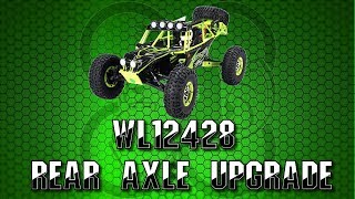 WL 12428 Metal Rear Axle Upgrade [upl. by Meldoh]