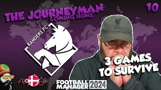 3 Games to save our season  The FM24 Journeyman  C4 EP10  Randers FC  Denmark [upl. by Toiboid]