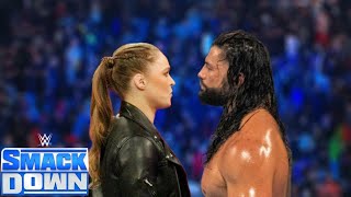 WWE Full Match  Ronda Rousey Vs Roman Reigns  SmackDown Live Full Match [upl. by Jewel]