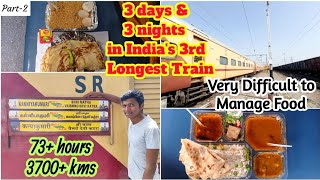 🚂HIMSAGAR EXPRESS TRAVEL VLOG PART2 Shri Mata Vaishno Devi Katra to Kanyakumari  Naveen Kumar [upl. by Itsur87]