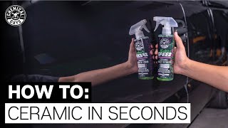 How To Ceramic Coat in Seconds ALL NEW HydroSpeed Ceramic Quick Detailer  Chemical Guys [upl. by Ezequiel]