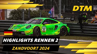 Crash in der Steilkurve  DTM 2024 Highlights  Circuit Zandvoort [upl. by Allevon]