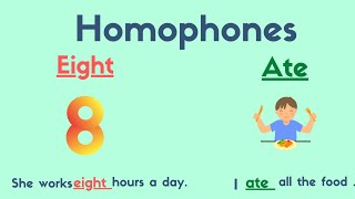 Homophones for kids [upl. by Anikram]