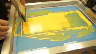 How to Flood and Print Stroke for Screen Printing [upl. by Weyermann922]