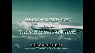 1970s UNITED AIRLINES BOEING 747 PROMOTIONAL FILM 34604 [upl. by Deach]