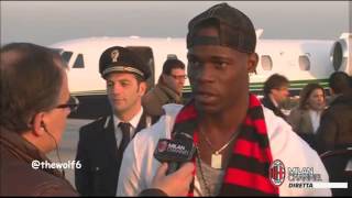 Balotelli First Interview With Milan channel As A Milan Player [upl. by Nujra]