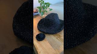 I’m still working on the pattern for my crochet cowboy hat but enjoy this mini cowboy hat for now 🤠 [upl. by Sucramel]