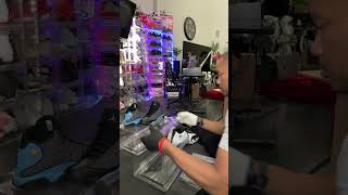 Acrylic Clear Shoe Box assembly in 60 seconds sneakers basketballshoes airjordan collector [upl. by Moser]