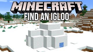 How to Find an Igloo in Minecraft All Versions [upl. by Eki137]