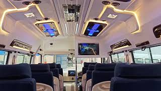 26 Seater Traveller Interior Modification by RCE [upl. by Prosper]