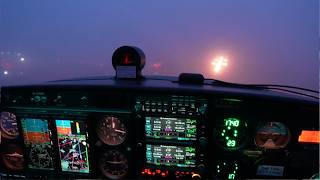 IFR to MINIMUMS into Amsterdam Schiphol [upl. by Litha377]