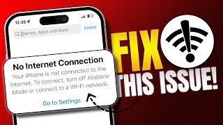 Fix No Internet Connection in Your iPhone App Store  No Internet Error on App Store [upl. by Auoy726]