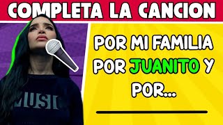 COMPLETA LA CANCIÓN DEL YOUTUBER NIVEL EXPERTO 🔥 Nuevo Test De Elegir Una Cancion 🎶 [upl. by Airamat]