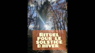 le solstice dhiver explication  rituel 🌺Aurore Fayet [upl. by Rosemarie]