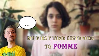 My First Time Listening to Pomme  REACTION VIDEO Pomme Anxiété [upl. by Solly]