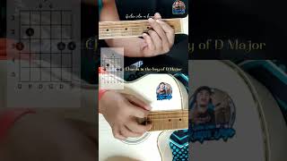 Key of D Major Family Chords fingerstyleguitarist fingerpick guitarcover [upl. by Magna498]