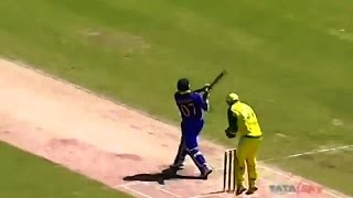 Flattest six ever in Cricket history [upl. by Asiela701]