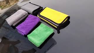 Microfiber cleaning towel  Vehicle  Kitchen cleaning clothes  microfiber kitchencleaning [upl. by Ahsoet22]