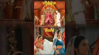 Bridal entry of Abhira and Ruhi ❤️🌹✨ abhira ruhi love bridal trendingsong yrkkh yrkkh [upl. by Bumgardner724]