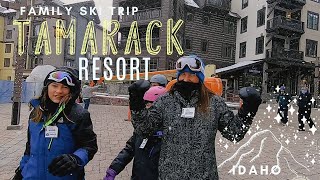 ULTIMATE Family Ski Trip to Tamarack Resort Idaho [upl. by Innavoj]