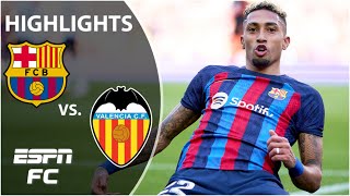 🚨 CONTROVERSIAL DECISION 🚨 Barcelona vs Valencia  LaLiga Highlights  ESPN FC [upl. by Amaris]