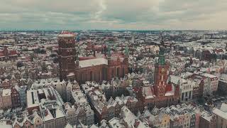 GDAŃSK ZIMA 2024  DJI Mavic 3 Pro  4K 25 fps [upl. by Illib]