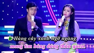 KARAOKE Đường Tím Bằng Lăng  Thiên Quang ft Quỳnh Trang [upl. by Laemaj507]