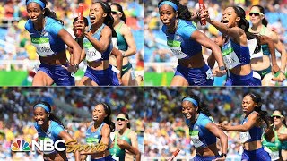 Gabby Thomas beats Allyson Felix over 200m  USATF Golden Games Continental Tour Gold [upl. by Anaoj607]