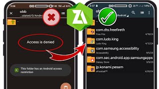 How to Fix Access Denied in Zarchiver 2024 this folder has android access restriction zarchiver [upl. by Doscher]