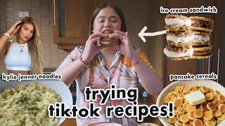 TESTING VIRAL TIKTOK HACKSRECIPES OMG You need to try these 💘  Jammy Cruz [upl. by Wein292]