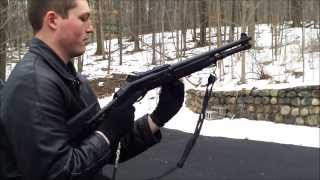 Airsoft ShellEjecting Gas M1014  Benelli M4 Live Fire [upl. by Yrennalf]