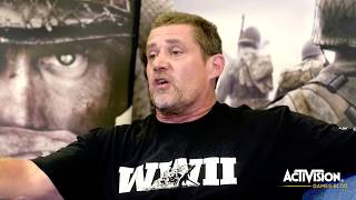 Sledgehammer Games Talks Call of Duty WWII  Interview with Glen Schofield [upl. by Kopaz]