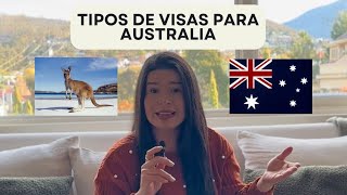 Tipos de visa para ingresar a Australia 2024 [upl. by Lorrimor460]